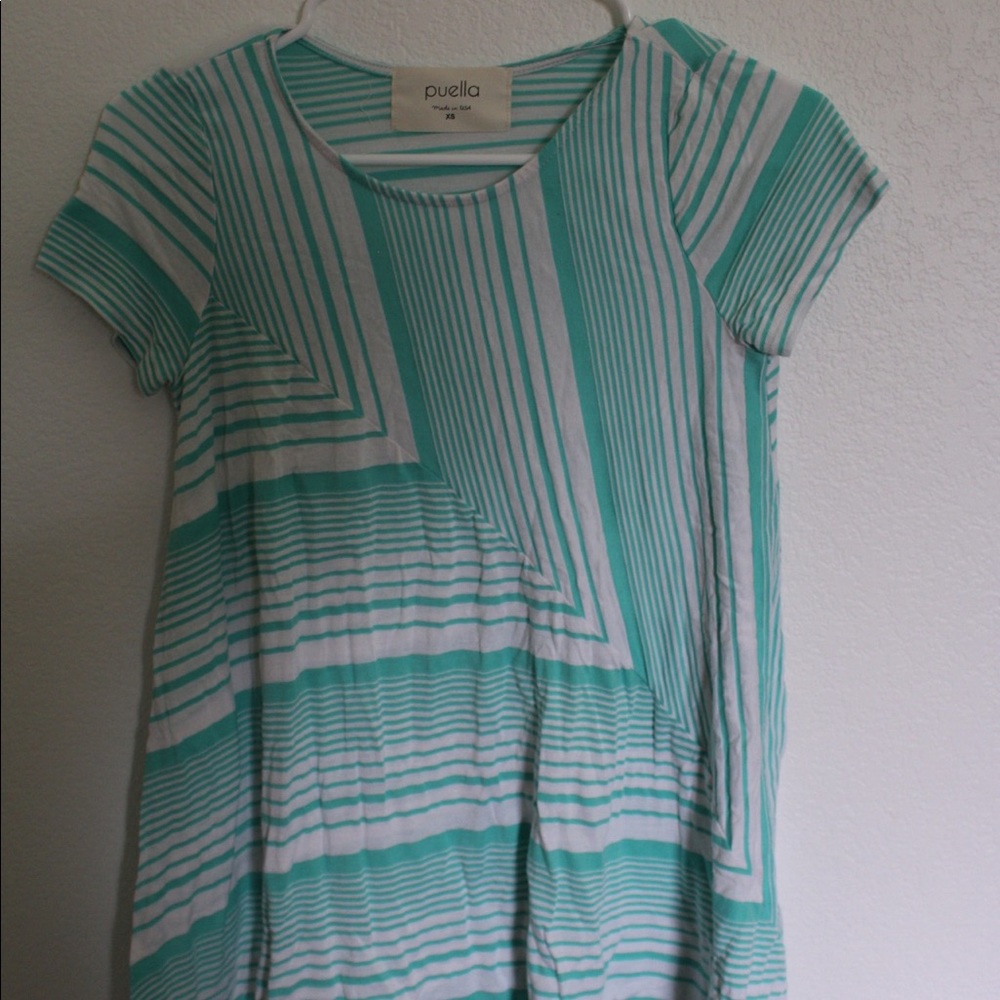 Anthropologie teal blouse